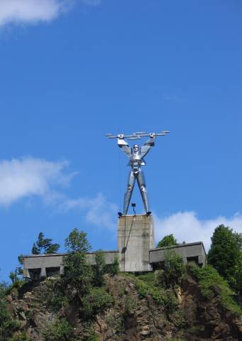 Prometeus Statue, Arges, Romania
