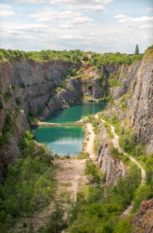 Velka Amerika Quarry, Central Bohemian Region, Czechia