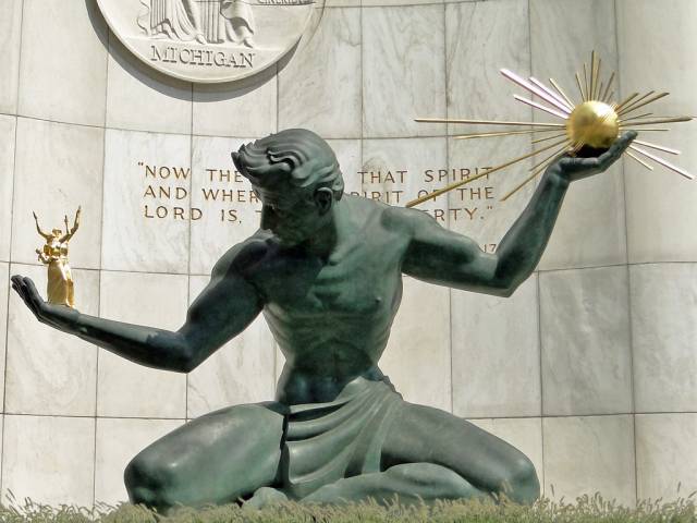 The Spirit of Detroit, Detroit, Michigan, United States