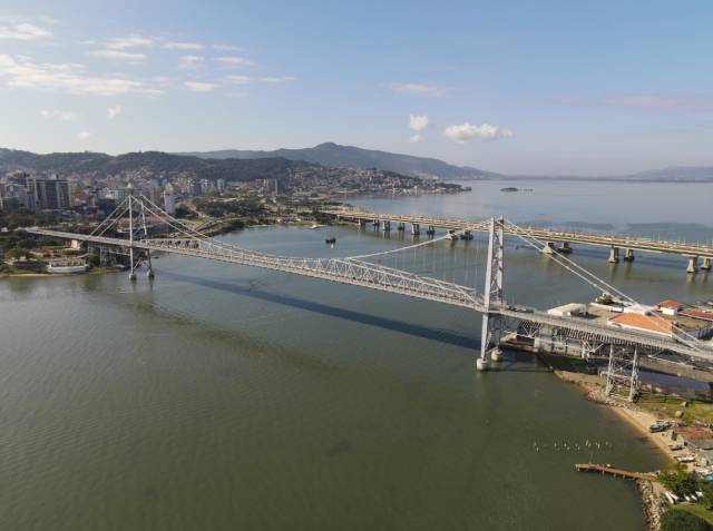 Ponte Hercilio Luz, Florianopolis, Santa Catarina, Brazil