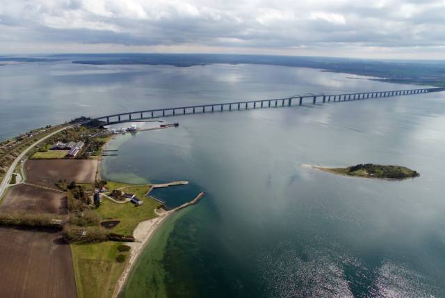 Storstrom Bridge, Zealand, Denmark