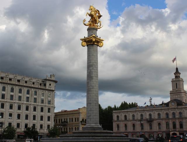 St. George Statue, Tbilisi, Georgia