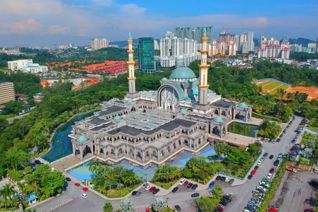 The Federal Territory Mosque, Kuala Lumpur, Malaysia