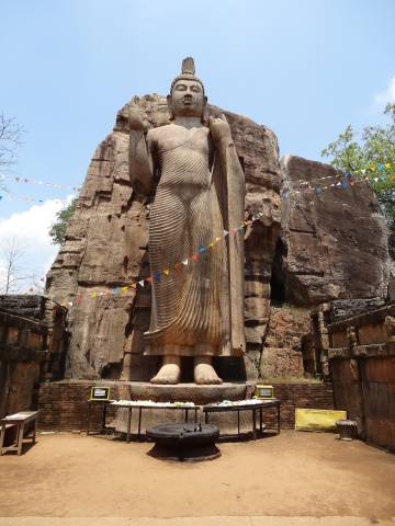 Avukana Buddha Statue, North Central, Sri Lanka