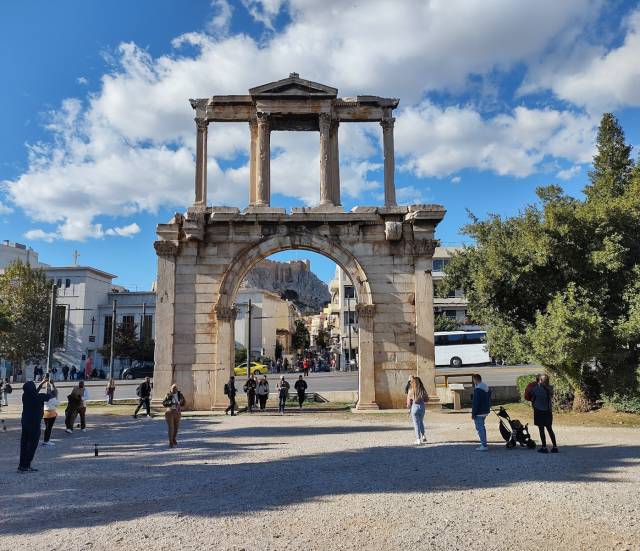 Hadrian Arch, Athens, Greece